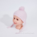 Lovely winter thermal hat knitted beanie hat for baby